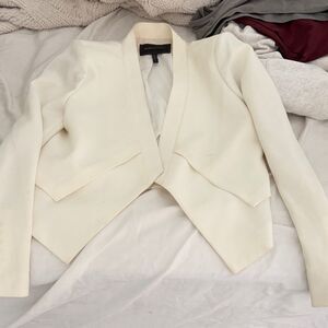 Bcbg White Women's Lloyd blazer Jacket Sz S